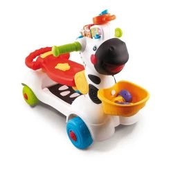 VTECH BABY Trotinette Parlante Trottino Mon Zèbre Rigolo