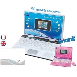 VTech Ordinateur Enfant Genius XL Color Pro Bilingue Silver