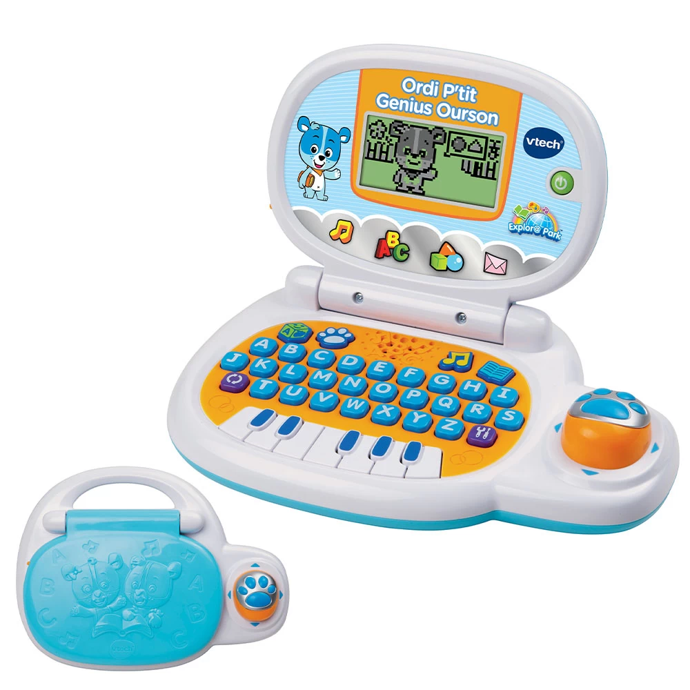 VTech Ordi P'tit Genius Ourson Bleu - Ordinateur éducatif 1 VTech Ordi P'tit Genius Ourson Bleu - Ordinateur éducatif