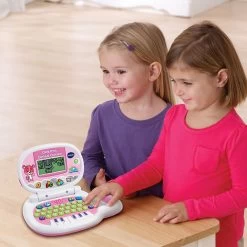 VTech Ordinateur Enfant P'tit Genius Ourson Rose 6 VTech Ordinateur Enfant P'tit Genius Ourson Rose -VTech Promos Boutique 139555 Ordi Ptit Genius Ourson rose enfant