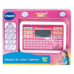 VTech Genius XL Color Tablette Rose - Tablette éducative -VTech Promos Boutique 155255 genius xl tablette color rose boite