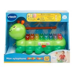 VTECH BABY Xylophone Enfant Chenille - Jungle Rock - VTech -VTech Promos Boutique 174905 chenille xylophone jungle rock boite