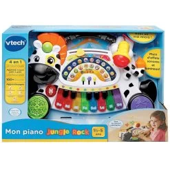 VTECH BABY Jungle Rock - Piano Zèbre -VTech Promos Boutique 179105 Jungle Rock Piano zebre boite