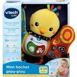 VTECH BABY Mon Hochet Piou-piou -VTech Promos Boutique 185305 Mon hochet piou piou boite