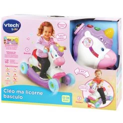 VTECH BABY Licorne à Bascule Cléo - Porteur Bébé 7 VTECH BABY Licorne à Bascule Cléo - Porteur Bébé -VTech Promos Boutique 192305 licorne basculo boite