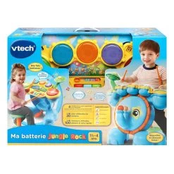 VTECH BABY Jungle Rock - Batterie éléphant -VTech Promos Boutique 196705 Ma batterie C3A9lC3A9phant jungle rock 1 2