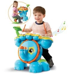 VTECH BABY Jungle Rock - Batterie éléphant -VTech Promos Boutique 196705 Ma batterie C3A9lC3A9phant jungle rock 1 3