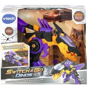 Vtech Switch & Go Dino - Brutor, Super Spinosaure Voiture De Course 1 Vtech Switch & Go Dino - Brutor, Super Spinosaure Voiture De Course