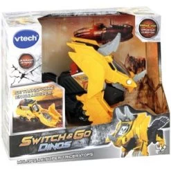 Vtech Switch & Go Dino - Molops, Super Tricératops Pelleteuse