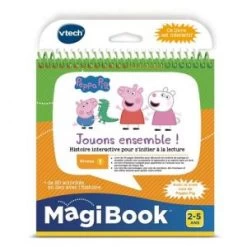 Vtech Livre Interactif Magibook - Peppa Pig, Jouons Ensemble