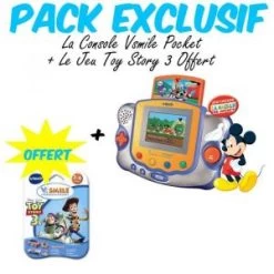 Vtech Pack Console V.Smile Pocket Mickey + 1 Jeu