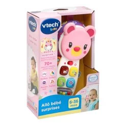 VTECH BABY Allo Bébé Surprises Rose -VTech Promos Boutique 502705 Allo bebe surprise rose boite