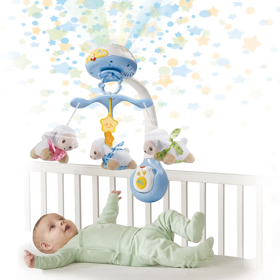 VTECH BABY Lumi Mobile Compte-moutons Bleu - Mobile Pour Bébé 2 VTECH BABY Lumi Mobile Compte-moutons Bleu - Mobile Pour Bébé – Image 2