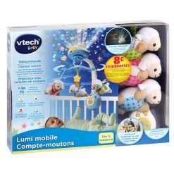 VTECH BABY Lumi Mobile Compte-moutons Bleu - Mobile Pour Bébé 9 VTECH BABY Lumi Mobile Compte-moutons Bleu - Mobile Pour Bébé -VTech Promos Boutique 503305 lumimobile compte mouton 4