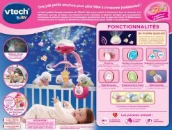 VTECH BABY Lumi Mobile Compte-moutons Rose - Mobile Bébé 13 VTECH BABY Lumi Mobile Compte-moutons Rose - Mobile Bébé -VTech Promos Boutique 503355 dos boC3AEte