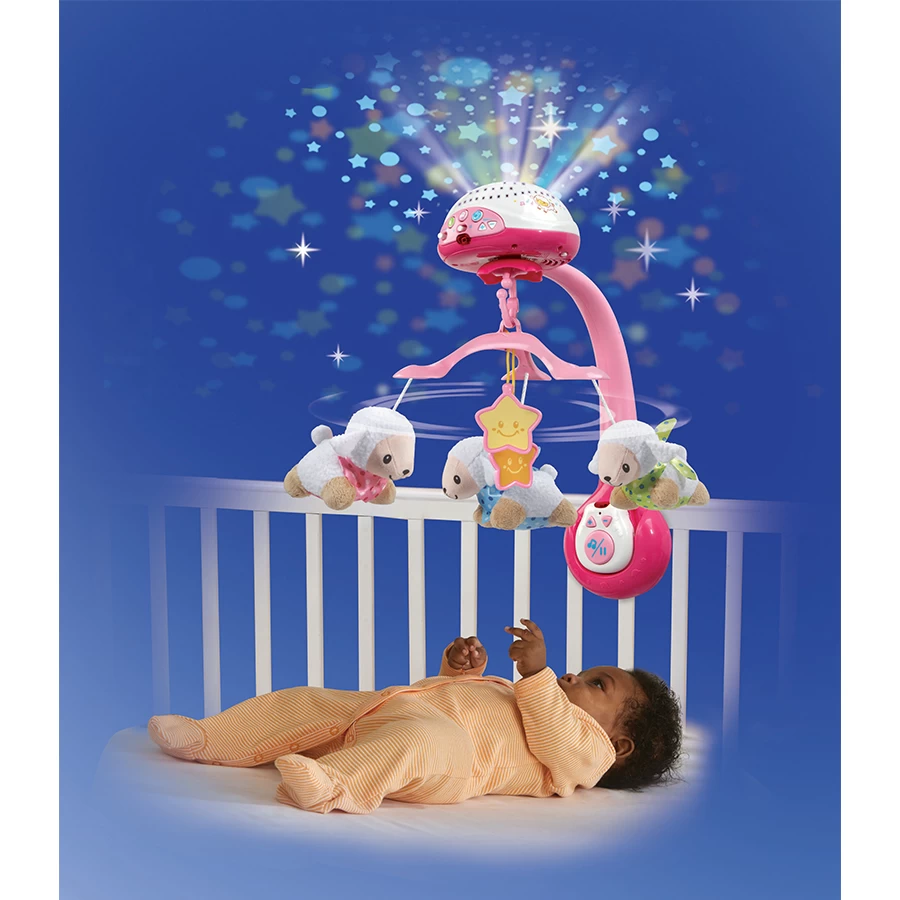 VTECH BABY Lumi Mobile Compte-moutons Rose - Mobile Bébé 5 VTECH BABY Lumi Mobile Compte-moutons Rose - Mobile Bébé – Image 5
