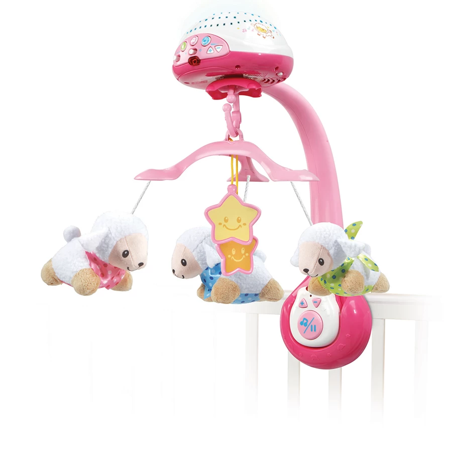 VTECH BABY Lumi Mobile Compte-moutons Rose - Mobile Bébé 1 VTECH BABY Lumi Mobile Compte-moutons Rose - Mobile Bébé