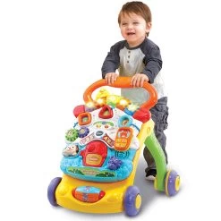 VTECH BABY Super Trotteur Parlant 2 En 1 Orange -VTech Promos Boutique 505605 super trotteur parlant 1 2