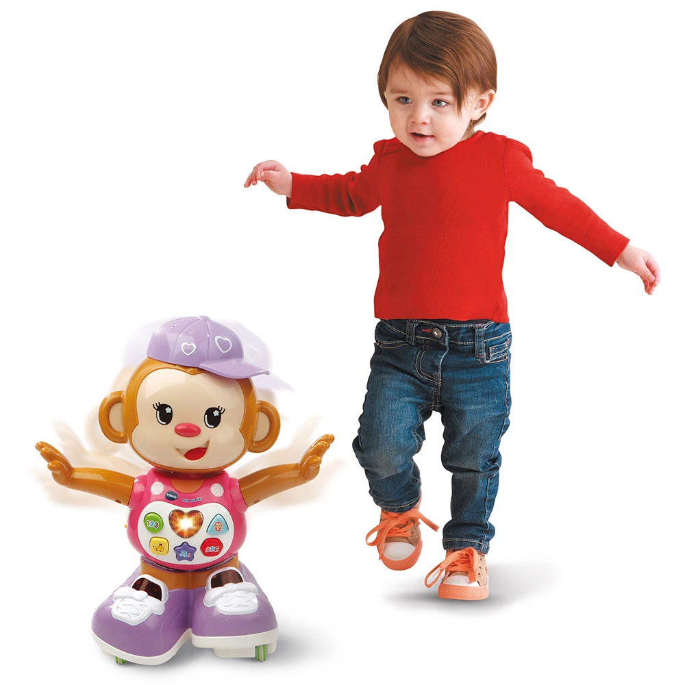 VTECH BABY Titi Ouistiti Rose - Petit Singe Interactif 3 VTECH BABY Titi Ouistiti Rose - Petit Singe Interactif – Image 3