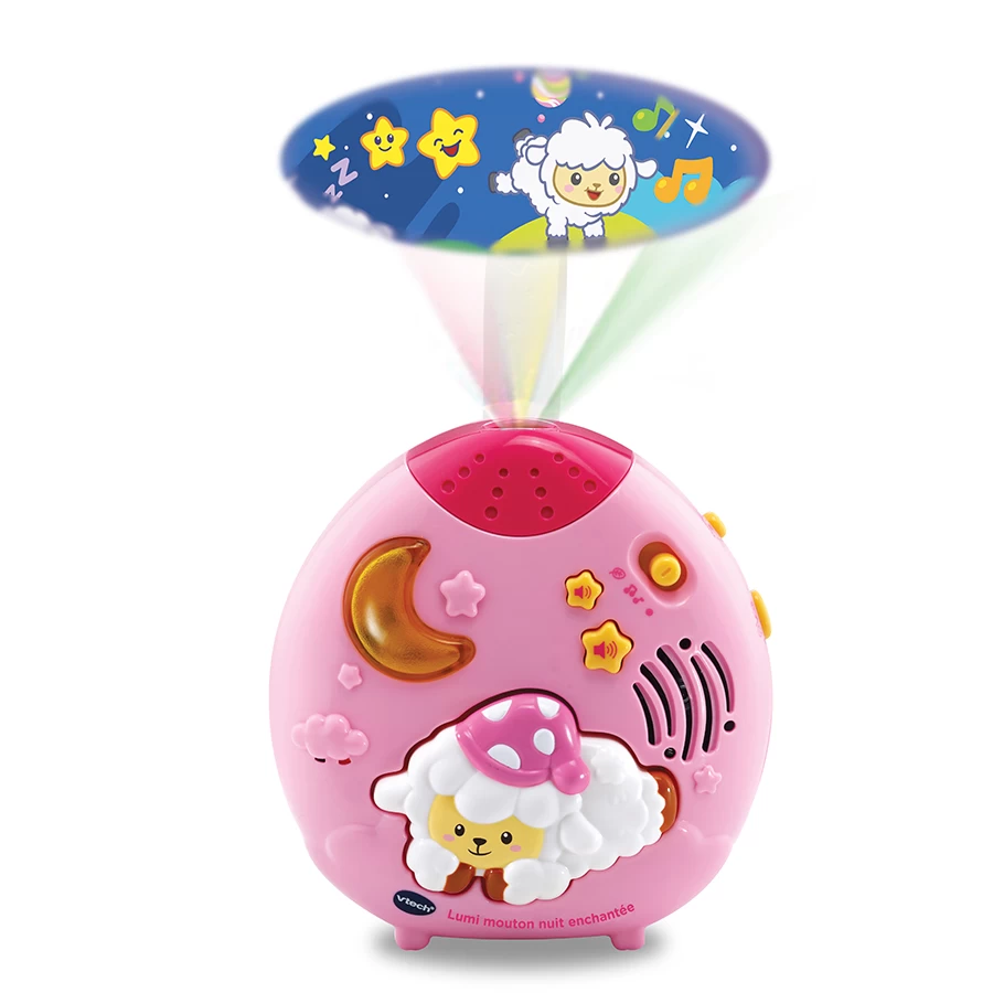 VTECH BABY Lumi Mouton Nuit Enchantée Rose - Veilleuse Lumineuse Et Musicale 1 VTECH BABY Lumi Mouton Nuit Enchantée Rose - Veilleuse Lumineuse Et Musicale