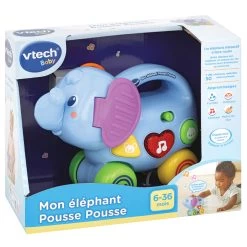 VTECH BABY Mon éléphant Pousse Pousse -VTech Promos Boutique 513605 mon elephant pousse pousse 1
