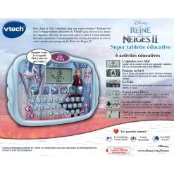 Super Tablette éducative Reine Des Neiges 2 - VTech 5 Super Tablette éducative Reine Des Neiges 2 - VTech -VTech Promos Boutique 517805 Reine des Neiges 2 Super tablette educative dos
