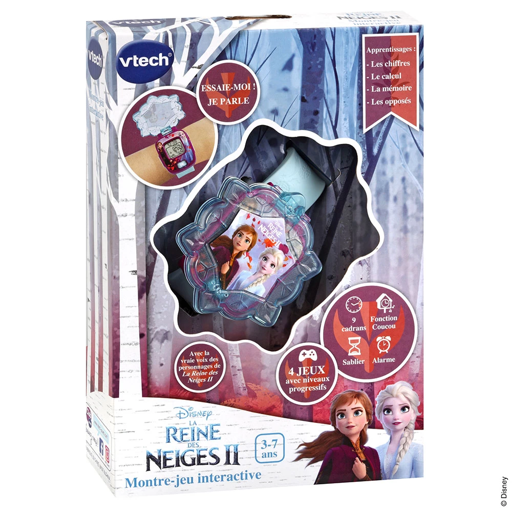 VTech Reine Des Neiges 2 - La Montre-jeu Interactive D'Elsa 5 VTech Reine Des Neiges 2 - La Montre-jeu Interactive D'Elsa – Image 5