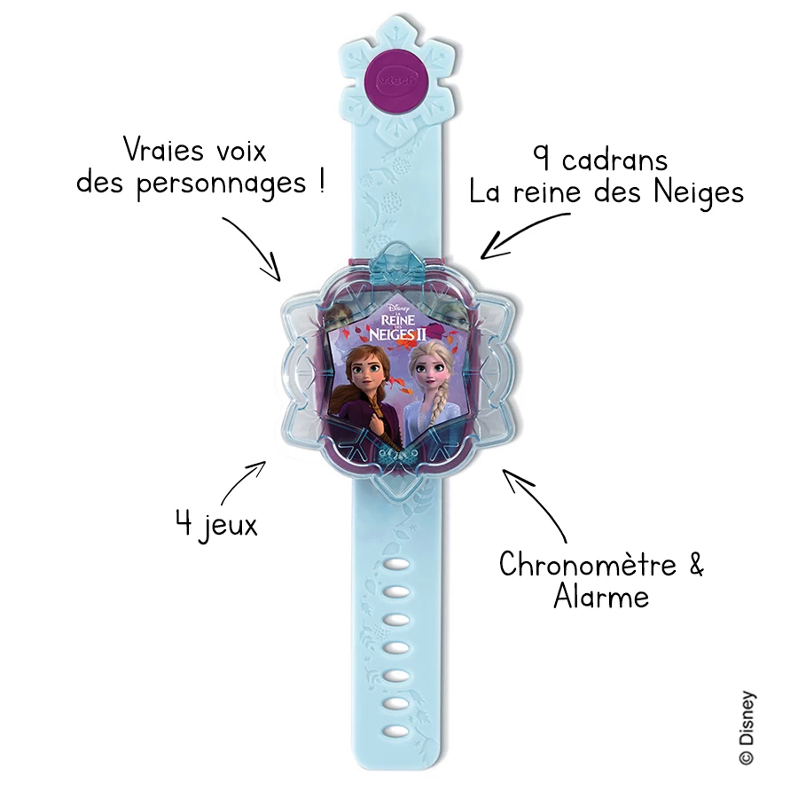 VTech Reine Des Neiges 2 - La Montre-jeu Interactive D'Elsa 1 VTech Reine Des Neiges 2 - La Montre-jeu Interactive D'Elsa