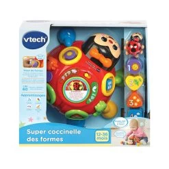 VTECH BABY Super Coccinelle Des Formes - Jouet Interactif -VTech Promos Boutique 522305 super coccinelle formes boite