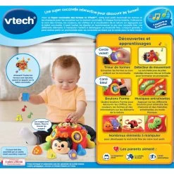 VTECH BABY Super Coccinelle Des Formes - Jouet Interactif -VTech Promos Boutique 522305 super coccinelle formes dos