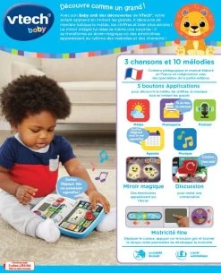 VTECH BABY Baby Ordi Des Découvertes -VTech Promos Boutique 524705 dos boC3AEte