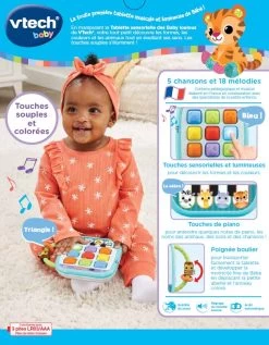 VTECH BABY Tablette Sensorielle Des Baby Loulous -VTech Promos Boutique 540405 dos boC3AEte