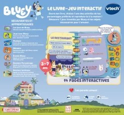 VTech Mon Livre-jeu Interactif De Bluey 7 VTech Mon Livre-jeu Interactif De Bluey -VTech Promos Boutique 541205 dos boC3AEte