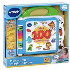 VTECH BABY Mon Premier Imagier Bilingue -VTech Promos Boutique 601505 premier imagier bilingue 1 2