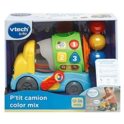 VTECH BABY P'tit Camion Color Mix - Camion Interactif 9 VTECH BABY P'tit Camion Color Mix - Camion Interactif -VTech Promos Boutique 601905 ptit camion color mix boite