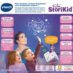 VTech StoriKid, Mon Conteur D'histoires Interactif - Rose -VTech Promos Boutique 608065 StoriKid rose dos