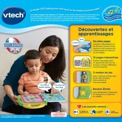 VTech Mon Imagi'tablette Interactive -VTech Promos Boutique 609545 Mon imagier des animaux bilingue dos 1