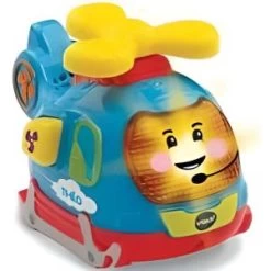 Vtech Vehicule - Theo Super Helico Avec Bouton Surprise - Tut Tut Bolides