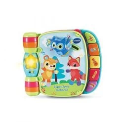 Vtech Jeu D'éveil Super Livre Enchanté Des Baby Loulous Bleu