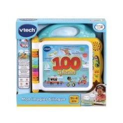 Vtech Jeu D'éveil Mon Imagier Bilingue 100 Véhicules