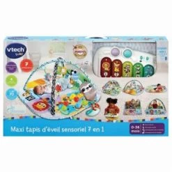 Vtech Jeu D'éveil Baby Maxi Tapis D'éveil Sensoriel 7 En 1