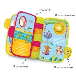 VTECH BABY P'tit Livre Enchanté - Mes Premières Comptines