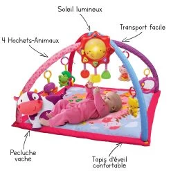 VTECH BABY Lumi Tapis Des P'tits Copains Rose - Tapis D'éveil