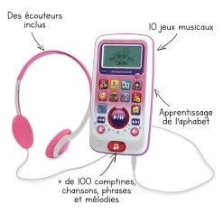 VTech V.pod Kid Do, Ré, Mi Rose - Baladeur Pour Enfant