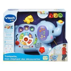 VTECH BABY Trompette, Mon éléphant Des Découvertes -VTech Promos Boutique 80 505805 ENTIRE TOY pack