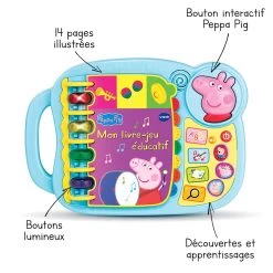 VTech Peppa Pig - Mon Livre-jeu éducatif
