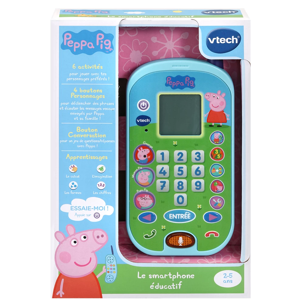 VTech Peppa Pig - Le Smartphone éducatif 3 VTech Peppa Pig - Le Smartphone éducatif – Image 3