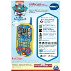 VTech Pat Patrouille - Le Smartphone éducatif -VTech Promos Boutique 80 529505 dos boite