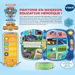 VTech Pat' Patrouille - Mon Livre-jeu éducatif -VTech Promos Boutique 80 530705 Pat Patrouille Mon livre jeu C3A9ducatif dos