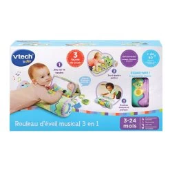 VTECH BABY Rouleau D'éveil Musical 3 En 1 - Baby Loulous -VTech Promos Boutique 80 537005 rouleau musical boite